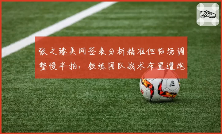 张之臻美网签表分析精准但临场调整慢半拍，教练团队战术布置遭炮轰